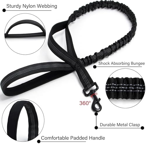 Tactical Dog Collar Leash Set, Adjustable Military Training Collar,Black XL - Image 4