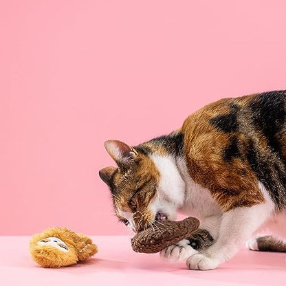 Fringe Studio Plush Cat Toy Set, Movin' Slow, Mini 2 Piece Set, Pet Shop Collection (692009) - Image 5