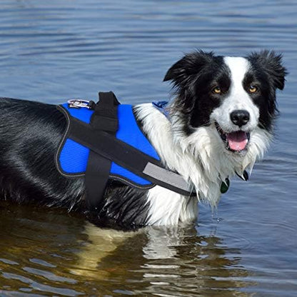 Dog Harness, No-Pull Reflective Dog Vest, Breathable Adjustable Pet Harness with Handle for Outdoor Walking - No More Pulling, Tugging or Choking (Blue, XS) - Image 6