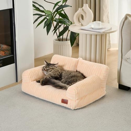 Hollypet Small Dog Large Cat Bed Puppy Couch Beds for Pets up to 25 lbs - Image 7