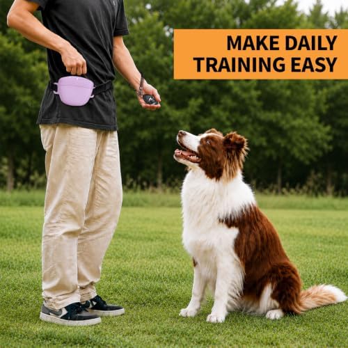 Silicone Dog Treat Pouch with Training Clicker - Image 6