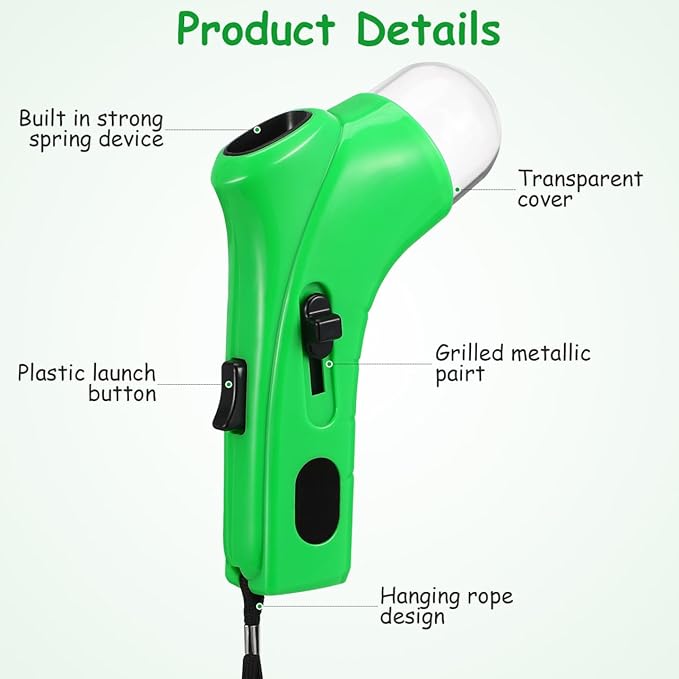 balacoo Dog Snack Catapult Launcher Handheld Pet Treat Shooter for Dogs and Cats Interactive Spring-Loaded Treat Dispenser Toy for Training and Indoor Outdoor Play 7.48X4.33X1.77In