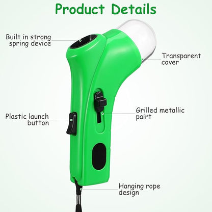 balacoo Dog Snack Catapult Launcher Handheld Pet Treat Shooter for Dogs and Cats Interactive Spring-Loaded Treat Dispenser Toy for Training and Indoor Outdoor Play 7.48X4.33X1.77In