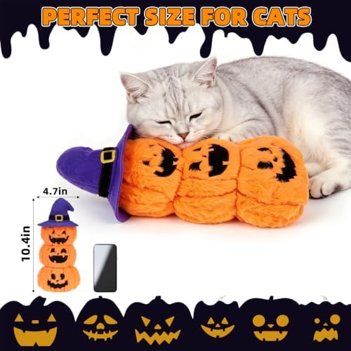 PUPTECK Halloween Catnip Cat Toys, Interactive for Kittens Indoor - Image 2