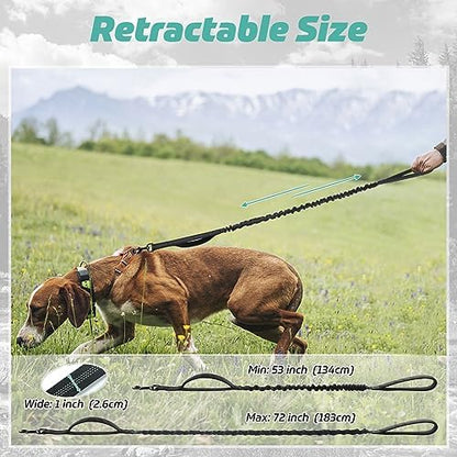 rabbitgoo Tactical Dog Leash, Heavy Duty Training Bungee Lead - Image 6