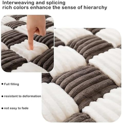 Pet Couch Covers for Sofa Protector for Dogs Washable Backseat Pet Bed Mat Dog Bed Non-Slip Travel Pet Mat Fit (Gray+White, for Cars/SUV/Small Truck (54"×24.8")) - Image 5