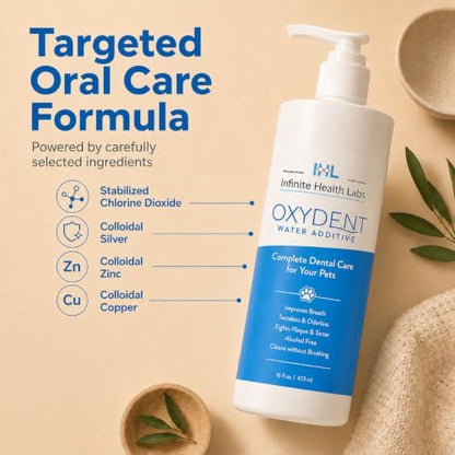 Oxydent Pet Dental Water Additive, Dogs & Cats, 16 oz - Image 4
