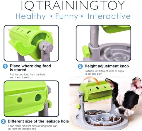 Dog Treat Dispenser Toy, Slow Feeder, Interactive Cat Puzzle Toy - Image 5