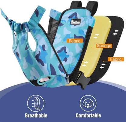 Pawaboo Pet Front Carrier Backpack for Small Medium Dogs - Image 5