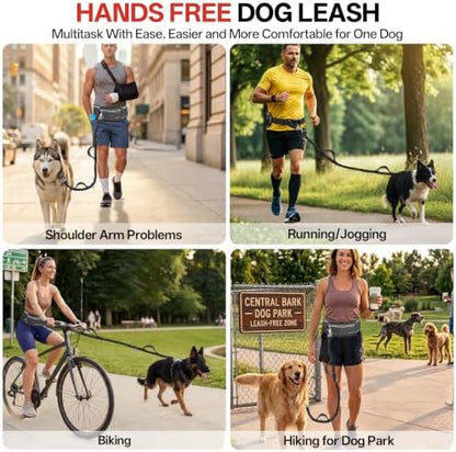 Hands Free Dog Leash, 240LB Heavy Duty Retractable with Fanny Pack - Image 5
