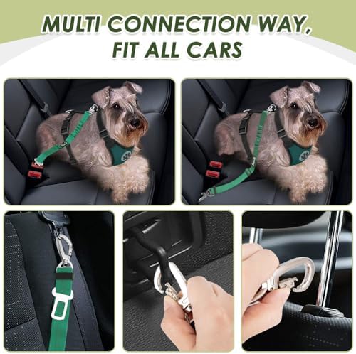 Lukovee Dog Car Harness Seat Belt, Harness & Seatbelt with 2 in 1 Buckle - Image 3
