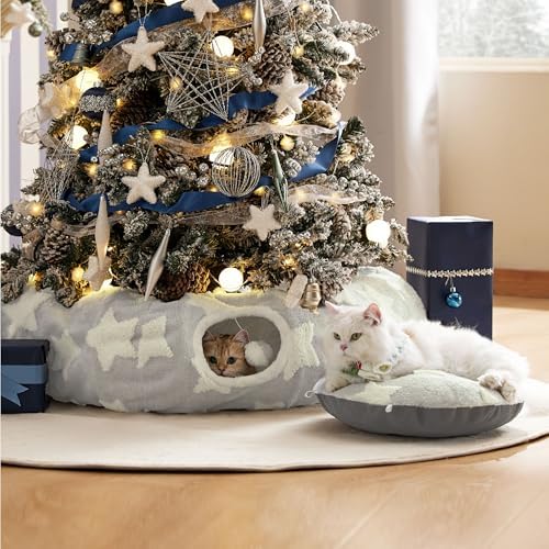 Lesure Donut Cute Jacquard Cat Tunnel Bed Kitten Toys for Puppy Bunny - Image 6