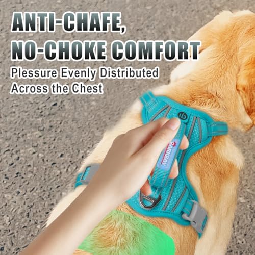 BARKBAY Dog Harness for Large Dogs No Pull Dog Vest ID Tag Pocket - Image 4
