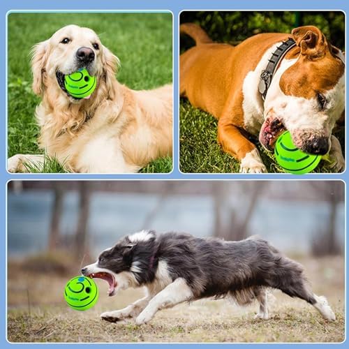 Wobble Giggle Ball for Dogs Durable Interactive Dog Toys for Small Medium Large Dogs (Green, XS/2.75 inch) - Image 6