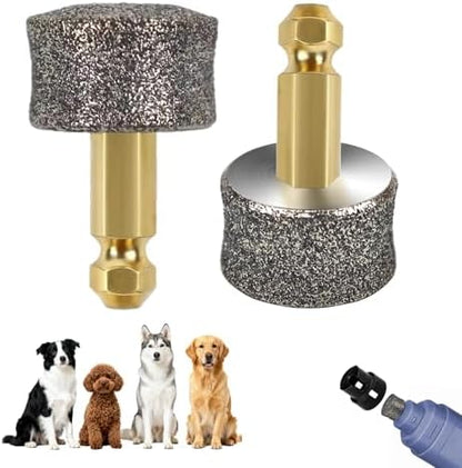 2-Pack Dog Nail Diamond Tip Replacement, Grinder Replacement Heads by Unknown