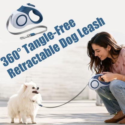 360° Tangle-Free Retractable Pet Leash,16ft for Dogs and Cats - Image 7