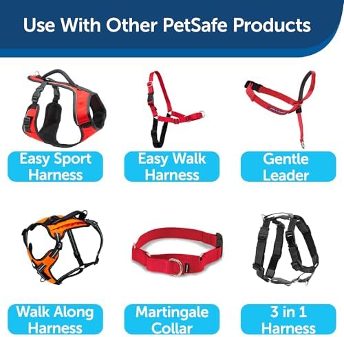 PetSafe Nylon Dog Leash - Strong, Durable, Traditional Style Leash with Easy to Use Bolt Snap - 3/8 in. x 6 ft., Red - Image 6