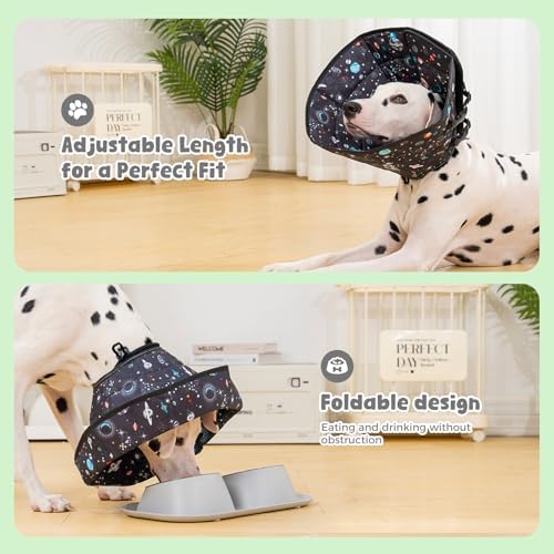 Avont Soft Dog Cone Drawstring, Snap-in, Waterproof, Anti-Lick, Foldable - Image 2
