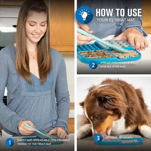 Hyper Pet IQ Treat Lick Mat for Dogs & Cats, Slow Feeder Enrichment Toys - Image 3
