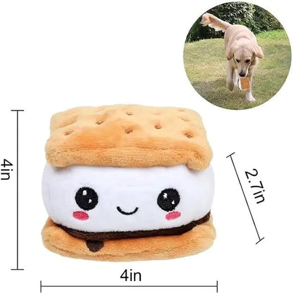Mini Smore Dog Squeaky Toy