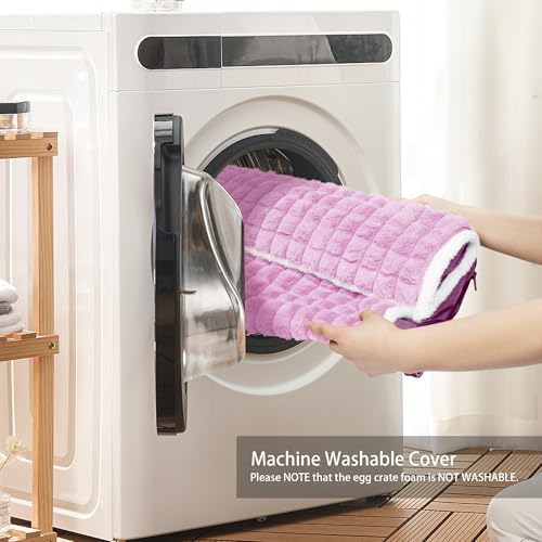 Orthopedic Large Dog Bed Pillow Pet Sofa Bed 36''X24'' Lilac - Image 4