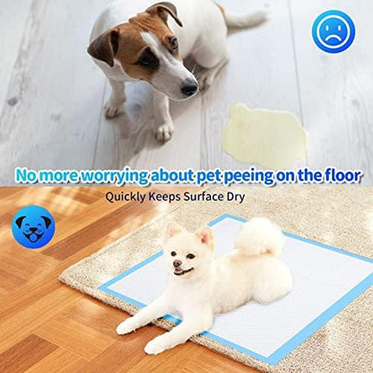 Upgrade Leak-Proof Pet Training and Puppy Pads, Jumbo Pee Pads for Dogs with Thicken Polymer Heavy Absorbency, Quick Dry Disposable Pee Pads for Cats Dogs - 50 Counts - Image 5
