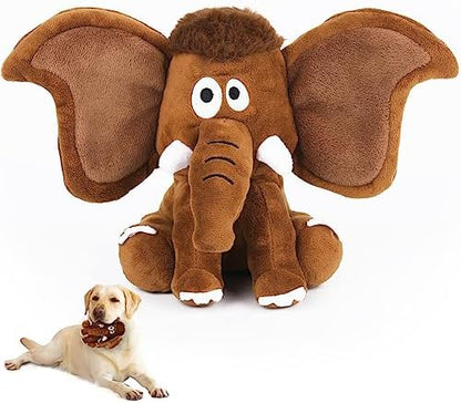 Letsmeet Interactive Plush Dog Squeaky Toys Fun Puppy Toy with Crinkle Paper for Interactive Chew and Play Beat Boredom with This Dog Puzzle Toy for Small Medium Large Dogs by Letsmeet