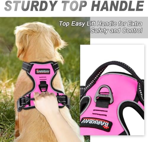 BARKBAY Dog Harness No Pull for Large Dogs Front Back Clips,Dog Vest - Image 3
