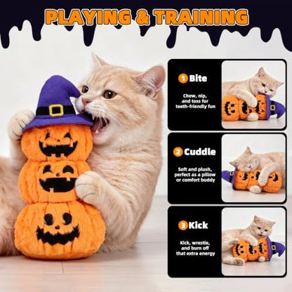 PUPTECK Halloween Catnip Cat Toys, Interactive for Kittens Indoor - Image 6