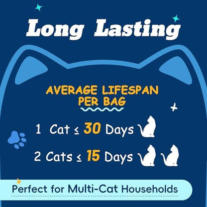 LMJP Crystal Cat Litter for Long-Lasting Odor Control, Non-Clumping, 8.6lb - Image 5