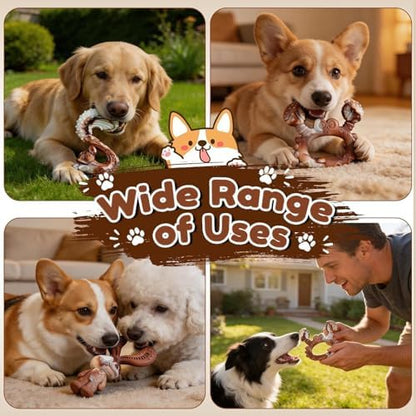 Indestructible Dog Toys for Aggressive Chewers, Tough and Durable Chew Toys for Large Medium Dogs, Interactive Dog Chew Toys to Keep Them Busy (B Squirrel) - Image 5