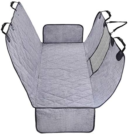 VIVAGLORY Dog Seat Cover Dog Hammock, Standard, Heather Black by VIVAGLORY