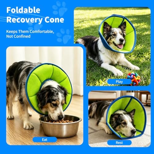 Soft Dog Cone Collar to Stop Licking, Recovery Collar After Surgery, XL - Image 4