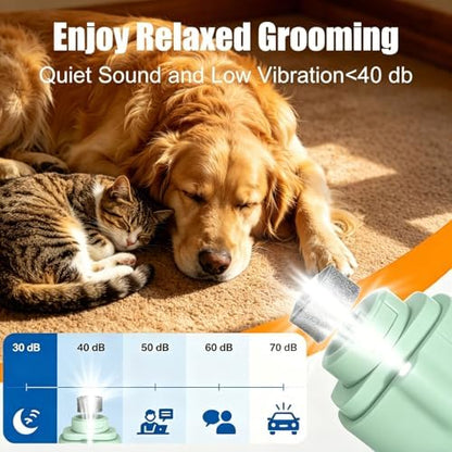2-in-1 Dog Nail Grinder & Dog Nail Clipper for Sensitive Pets - Image 5