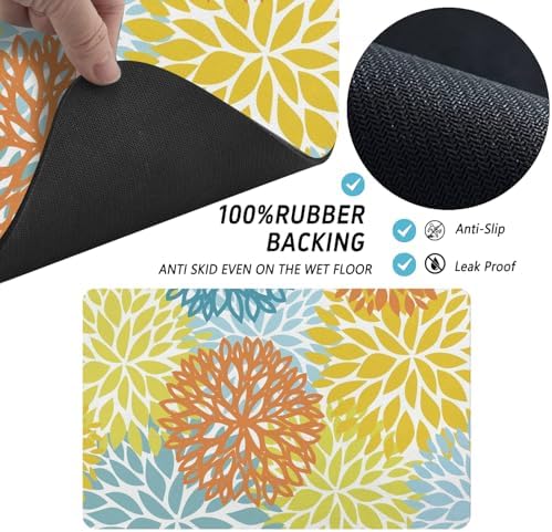 Dog Food Mat for Floors, Absorbent Pet Cat Food Bowl Mat, 12x20 in - Image 7