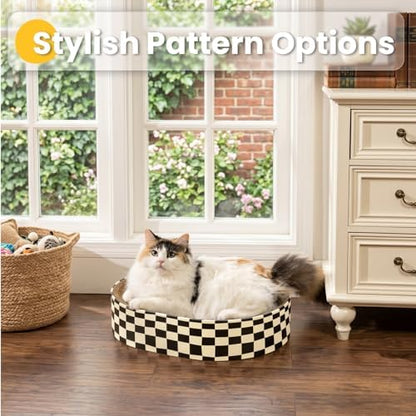 Conlun Oval Cat Scratcher Bed | Scratching Bowl Lounge for Kittens | Medium - Image 3