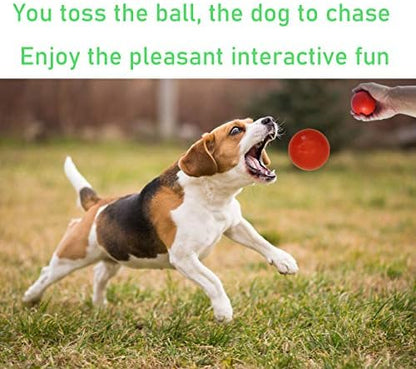 Sunglow Durable Dog Ball for Chewing & Training, Tough Indestructible Dog Chew Toy, Solid Rubber Bouncy Ball, Cleans Your Dog's Teeth & Improves Mental Health - Image 3