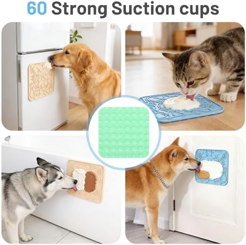 Lick Mat for Dogs,Lick Pads for Cats with Suction Cups- Large&Small Pet - Image 6