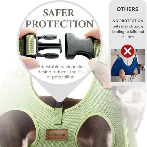 Dog Grooming Hammock – for Dogs Cat Grooming Hammock,Dog Sling for Nail Trimming with Dog Nail Clippers for Small Dogs,Dog Hammock for Nail Trim,Dog Hanging Harness for Nail Trimming - Image 4