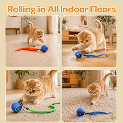 2026 Interactive Cat Toys with Bird Sounds & 3 Modes for Indoor Cats Play - Image 5