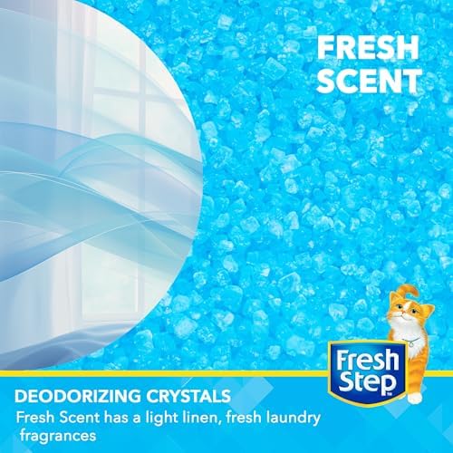 Fresh Step Cat Litter Crystals Deodorizer, Fresh Scent, 30 Oz - Image 2