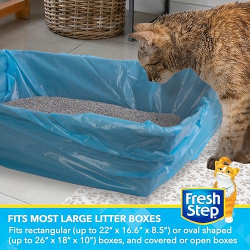 Fresh Step Drawstring Cat Litter Liners, Scented, 3 ft x 19 in, 15 Count - Image 4