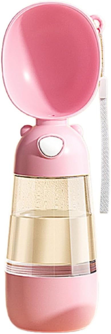 Outdoor Dog Water Bottle Dispenser Food Container- Leak Proof for Portable Dogs Water Dispenser, Outdoor Drink Bottles for Dog, Cat, Puppy, Pet, Essential Items for Dog Travel, Walking, Hiking