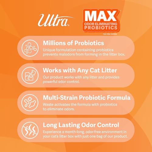 Ultra Max Deodorizer, Works with Any Cat Litter, Odor-Eliminating Additive - Image 3