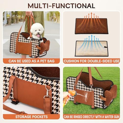 TKYZ Center Console Dog Car Seat for Small Dogs,for Car/SUV/Small Truck - Image 5