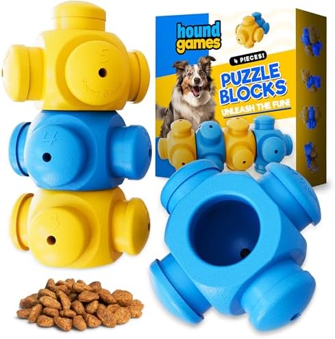 Dog Puzzle Toys for Smart Dogs, Interactive, Treat Puzzle, Enrichment by HoundGames