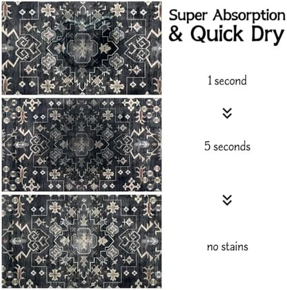 Pet Food Mats for Floor, Absorbent Dog Mat for Food and Water Dispenser Mat, Dog Food Mat Quick Dry Cat Food Mat Pet Supplies - Image 4