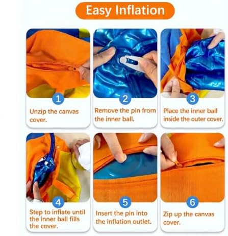 Herding Ball for Dogs, 22.3" XL Outdoor Exercise Toy for Medium Large Dogs - Image 4