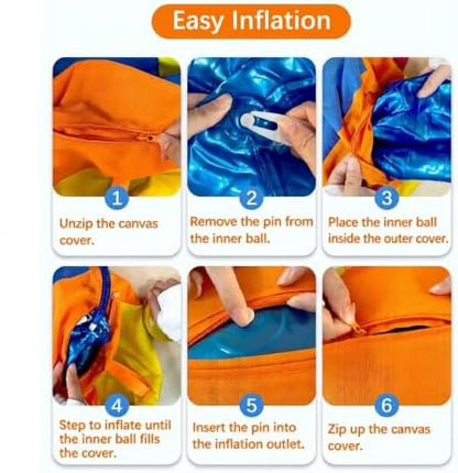 Herding Ball for Dogs, 22.3" XL Outdoor Exercise Toy for Medium Large Dogs - Image 4