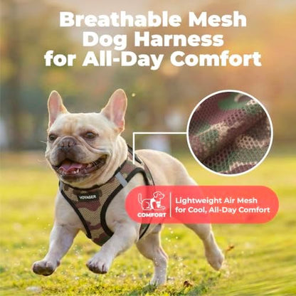 Voyager Step-in Air Dog Vest Harness - Army, Large - Image 5